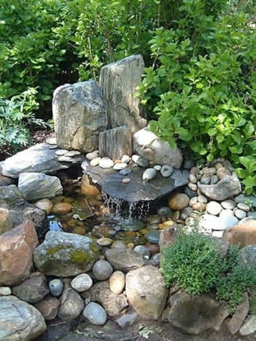 bassin de jardin agrement amenagement eau ruisseau