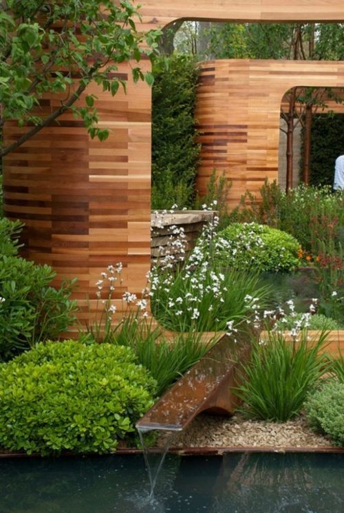 bassin jardin design moderne esthetique