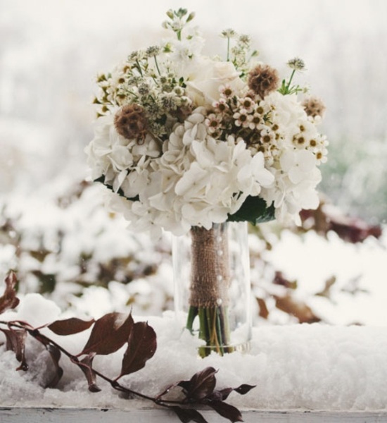 bouquet mariage fleurs hiver