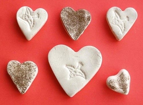 bricolage enfant cookies forme coeur st valentin