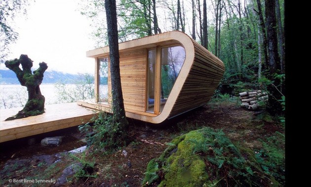 bungalow design ultra moderne bois