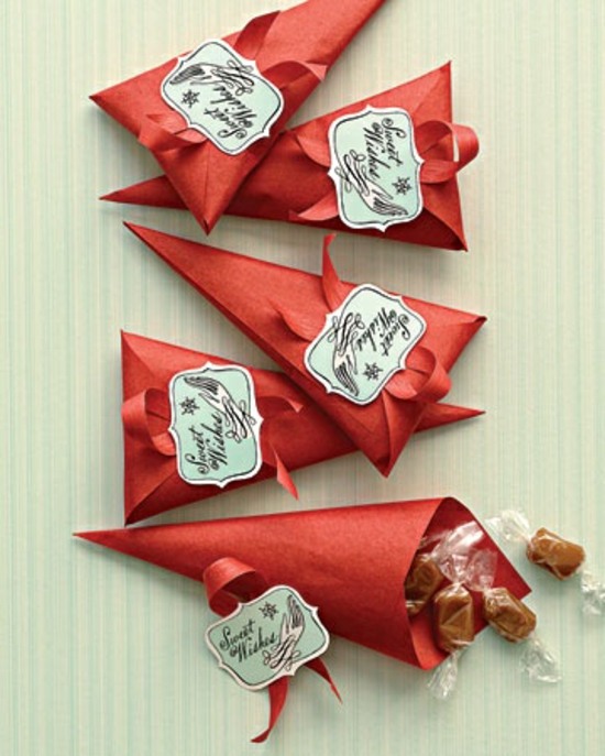 calendrier de l'Avent alternative paquets-bonbons-Noël