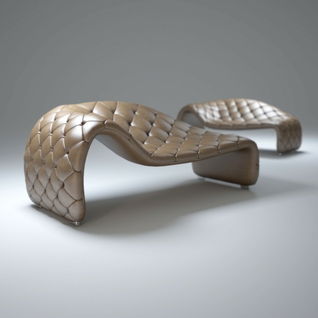 canapé confortable cuir design contemporain
