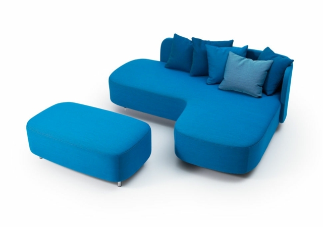 canapé design bleu moderne Koivisto