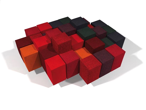 canapé de design original cubes modulaire