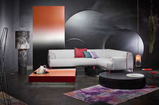 canape gris salon couleur neutre design contemporain