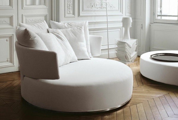 canapé design ultra moderne blanc