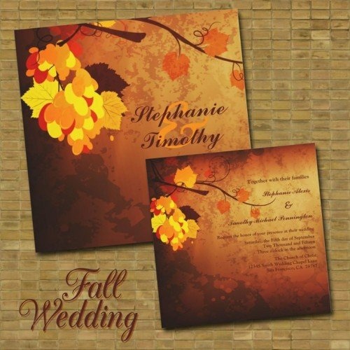 carte d'invitation mariage couleurs vives