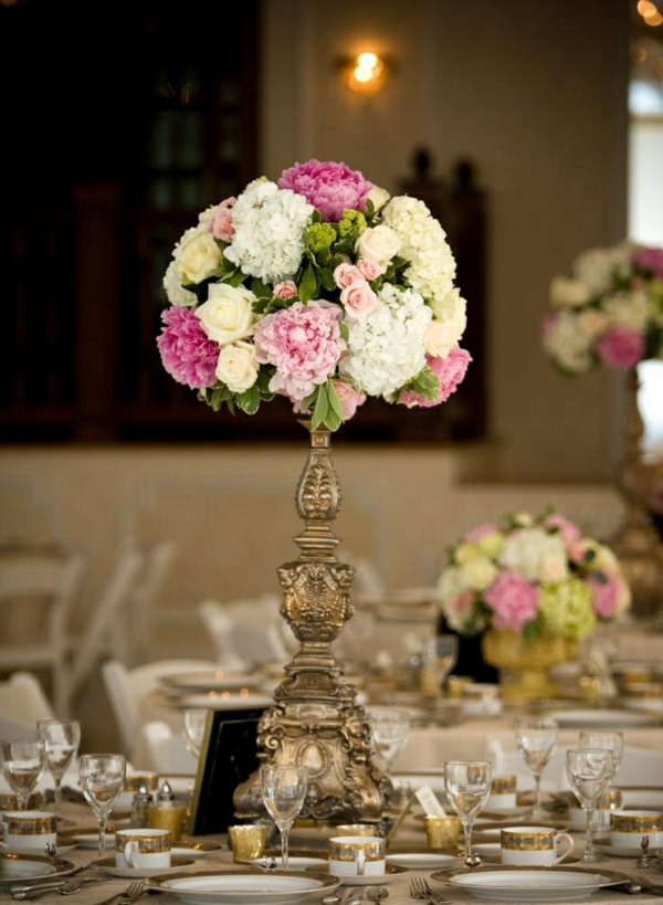centre de table floral elegant