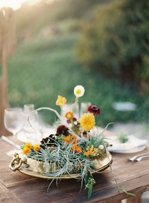 centre table mariage fleurs