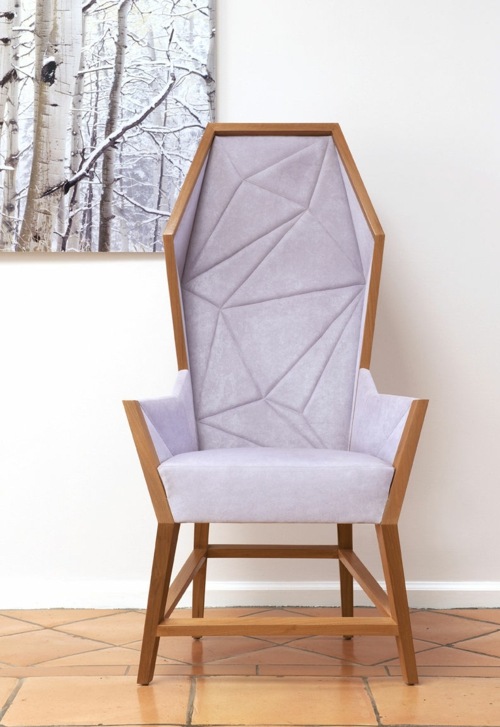 chaise conception moderne blanc bois