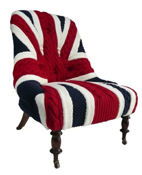 chaise couleurs drapeau bretagne