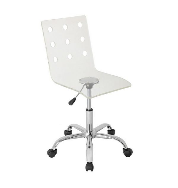 chaise de bureau plexiglas Lumisource