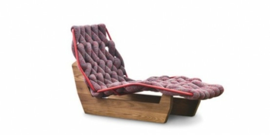 chaise longue Patricia Urquiola design violet
