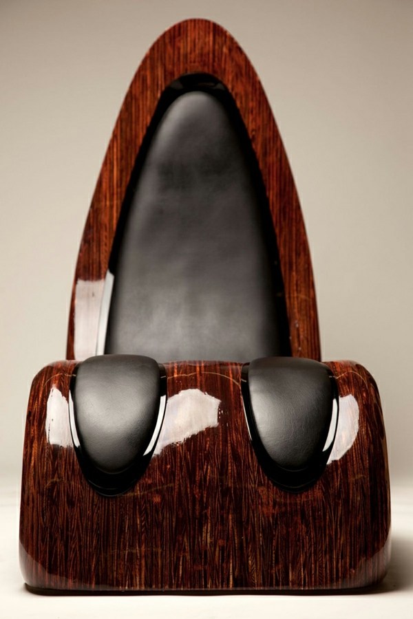 chaise longue en bois pin