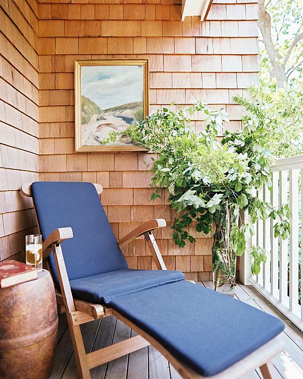 chaise longue jardin balcon aménagement