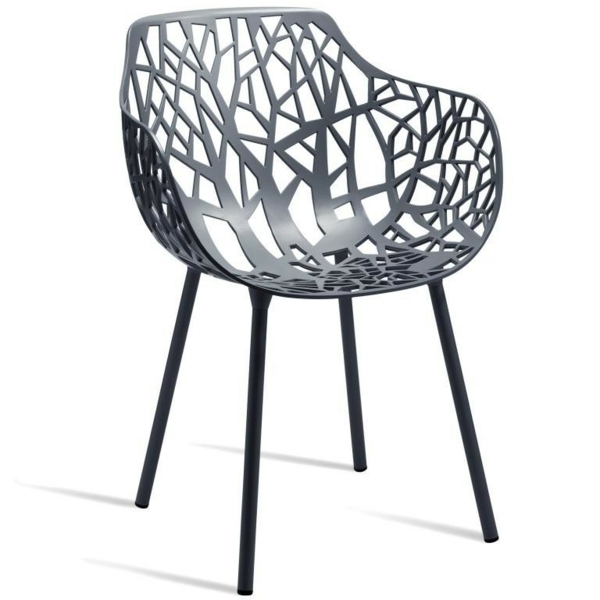 chaise métallique meuble design