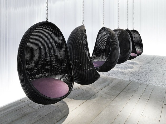chaises suspendues design ultra moderne