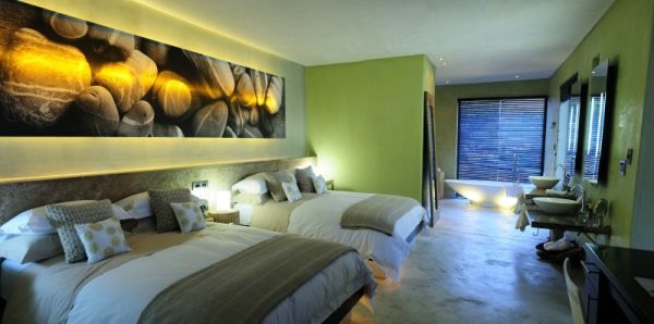 chambre-à-coucher-design-nature-murs-verts