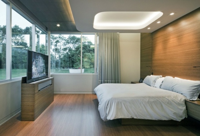 chambre à coucher design très contemporain