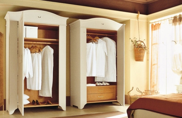 chambre armoire blanche bois