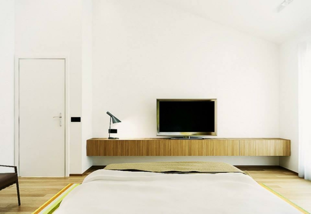 chambre déco minimaliste moderne