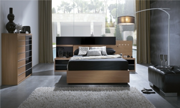 chambre à coucher mobilier bois