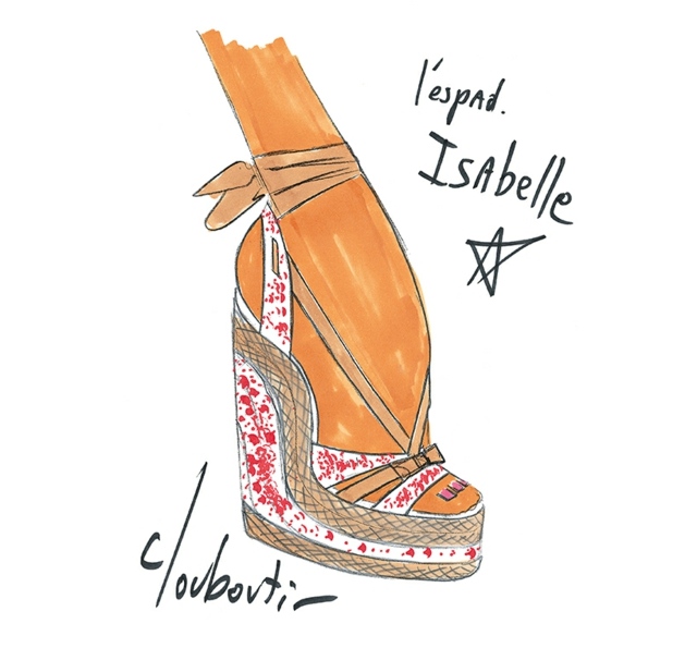 chaussues compensees Louboutin