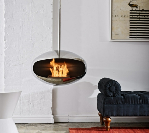 cheminée éthanol design original Cocoon Fires