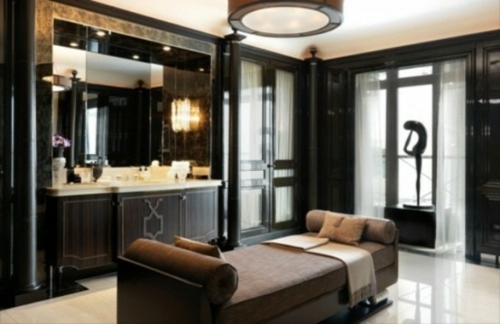 chic masculine salle bains commode