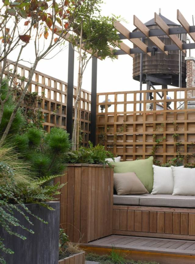 clôtures bois jardin toit belle demeure