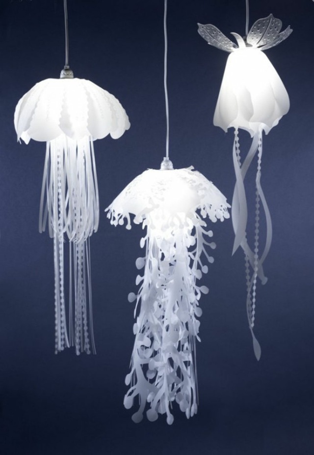 collection lampes suspension inspiree meduses