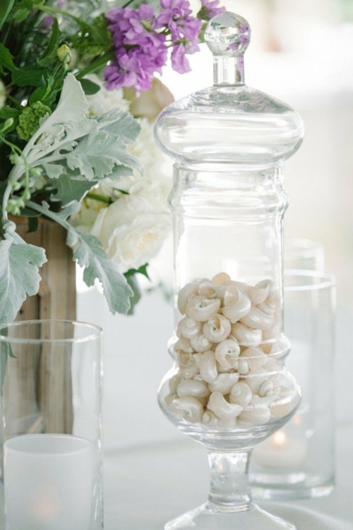 coquillage mer decoration table mariage