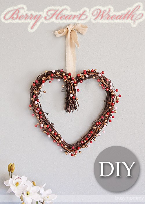 couronne DIY branches baies