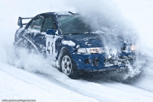 course voiture neige drafting