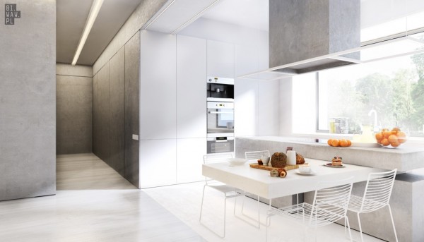 conception intérieures modernes de cuisine/salle à manger design moderne simple