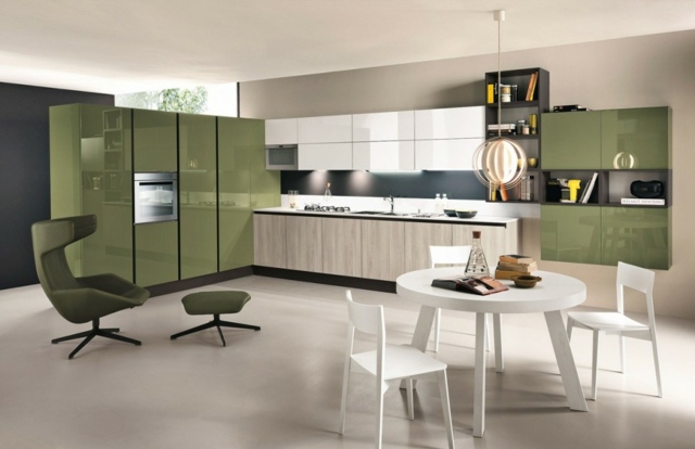 cuisine design vert