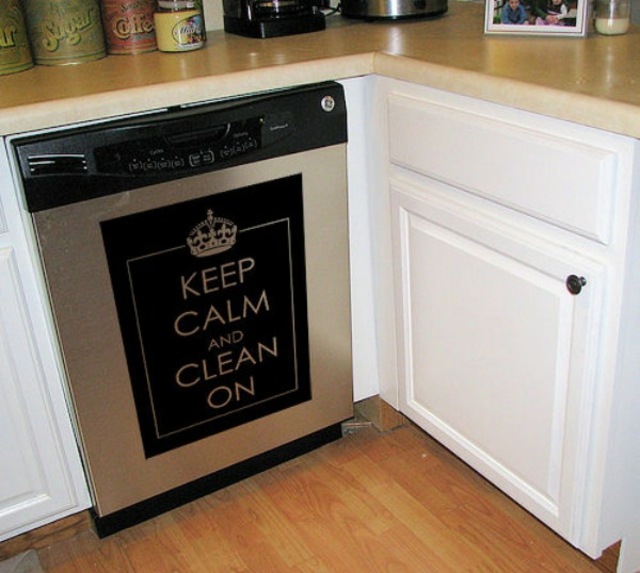 customiser un meuble cuisine lave-vaisselle sticker