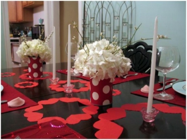 décoration de table fleurs