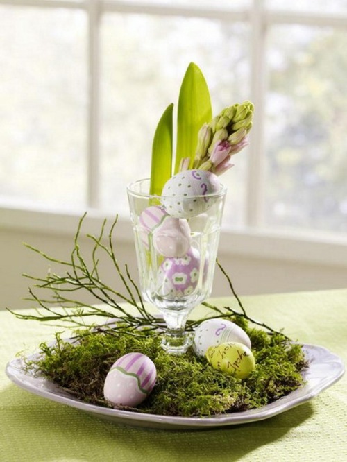 décoration assiette Pâques