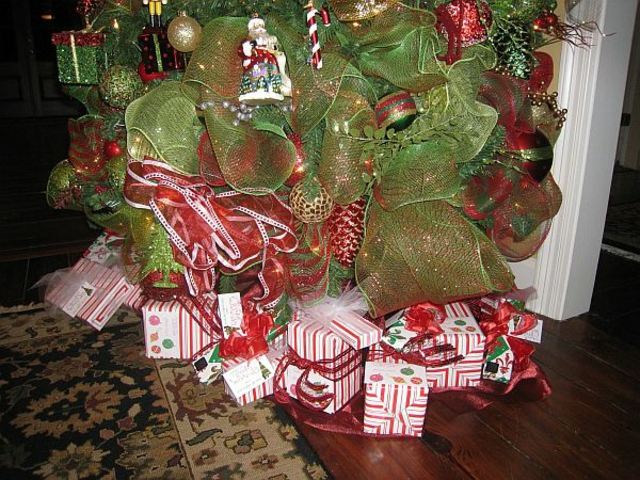 décoration de Noel traditionnelle sapin