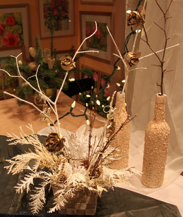 décoration de Noel traditionnelle table