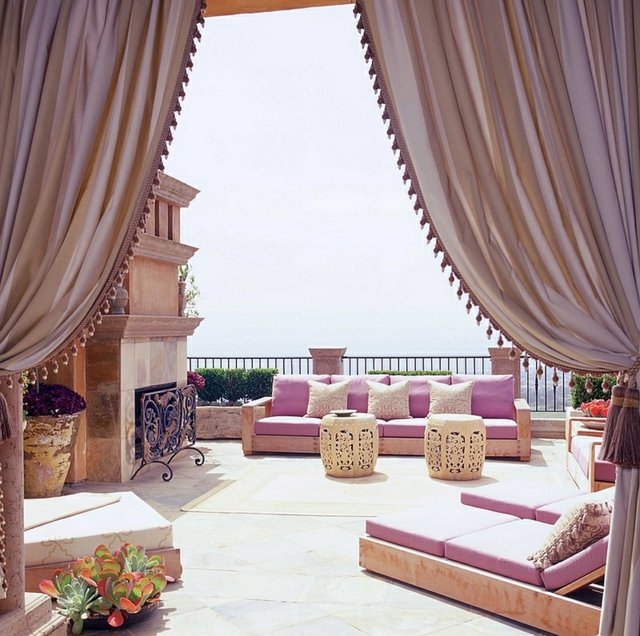 deco patio décoration marocaine 