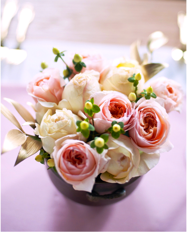 deco table roses idee
