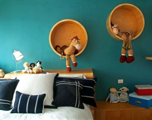 décoration chambre enfant bois