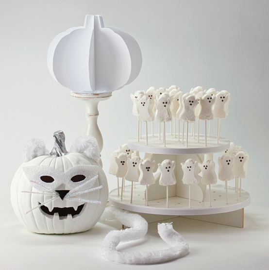 décoration Halloween gâteaux sucette fantôme enfants célébrer fête