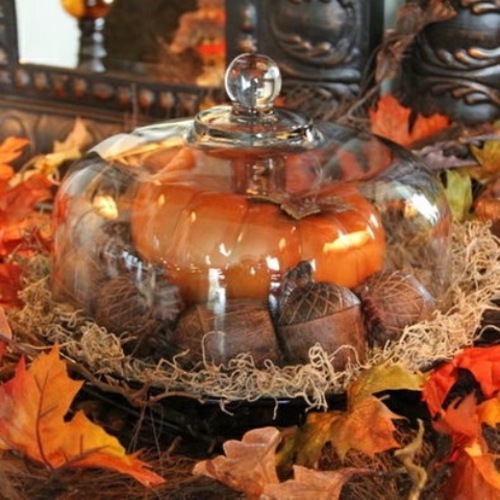 decoration interessante table automne