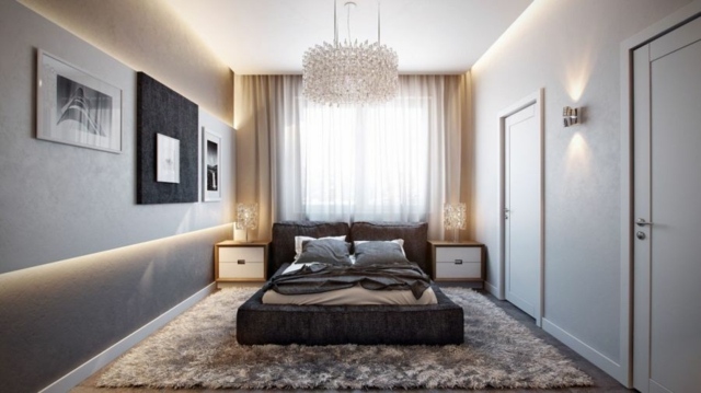 décoration intérieure chambre à coucher minimaliste
