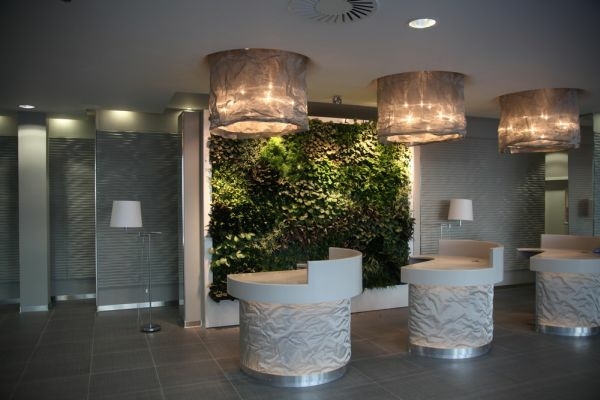 decoration murs végétaux design
