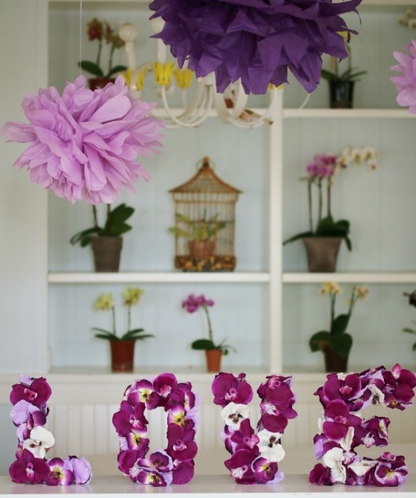 decoration orchidees saint valentin jour